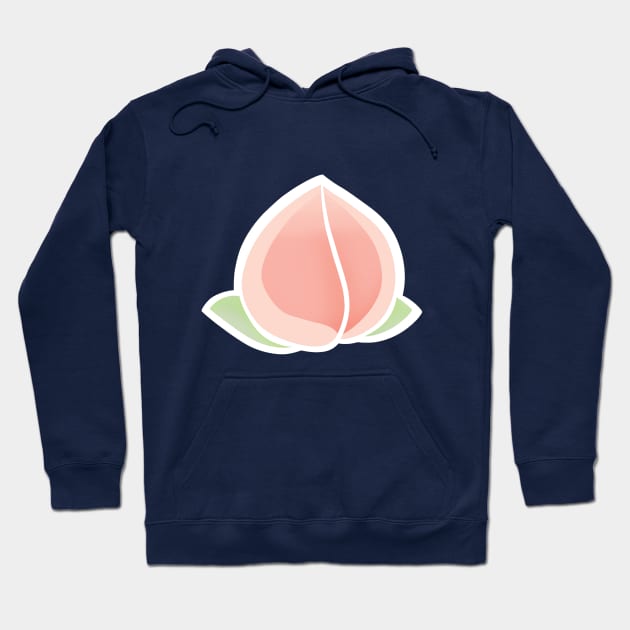 A Peach Hoodie by Super Weebio Bros.